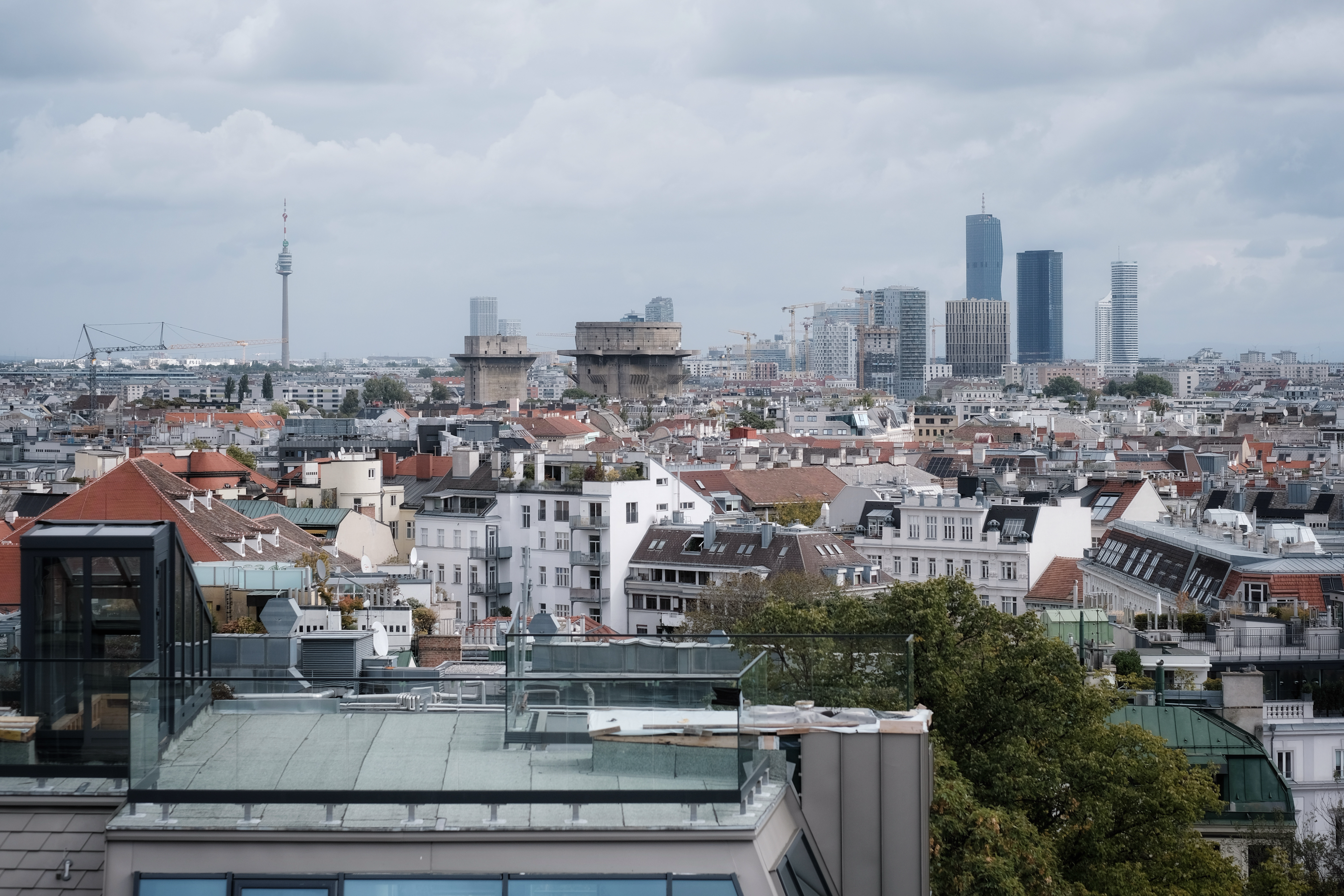 The view from the roof of the institute