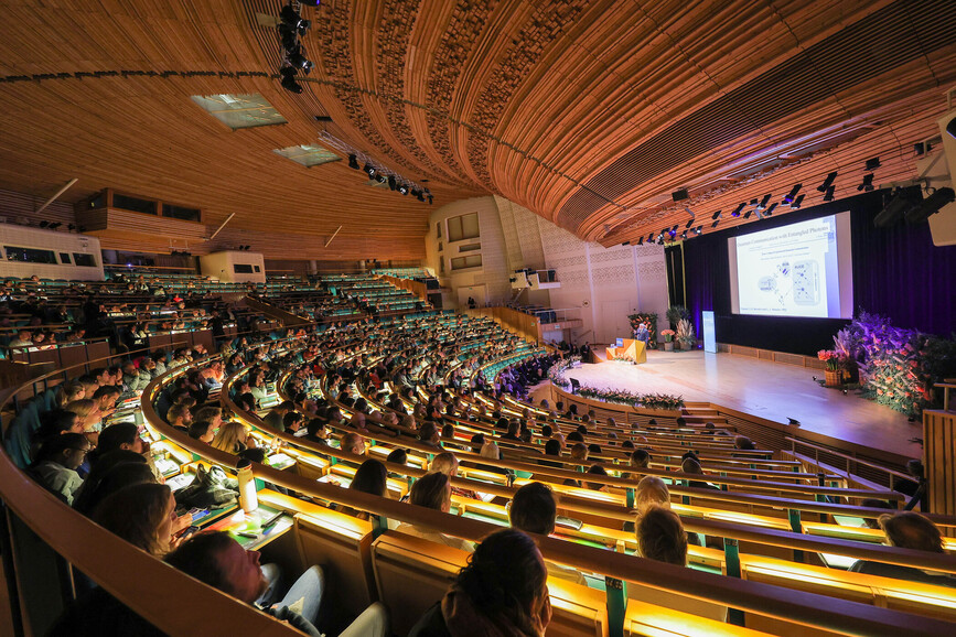 Aula Magna during Zeilingers lecture